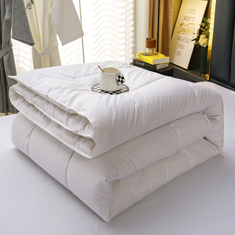 4-delt queen-size bambusfiber nedstillet fløjl